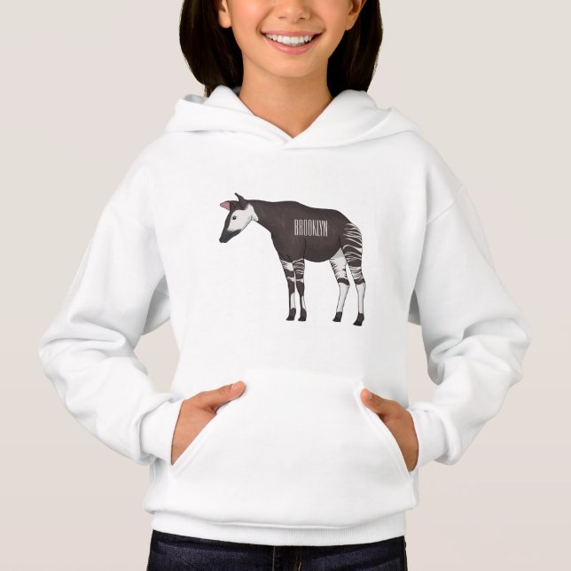 Ilustracion personalizado de Okapi (Anverso)
