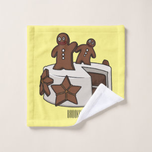 Ilustracion personalizado de pastel de pan de jeng