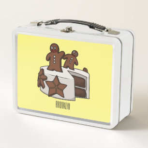 Ilustracion personalizado de pastel de pan de jeng