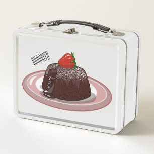 Ilustracion personalizado de pastelitos de lava de