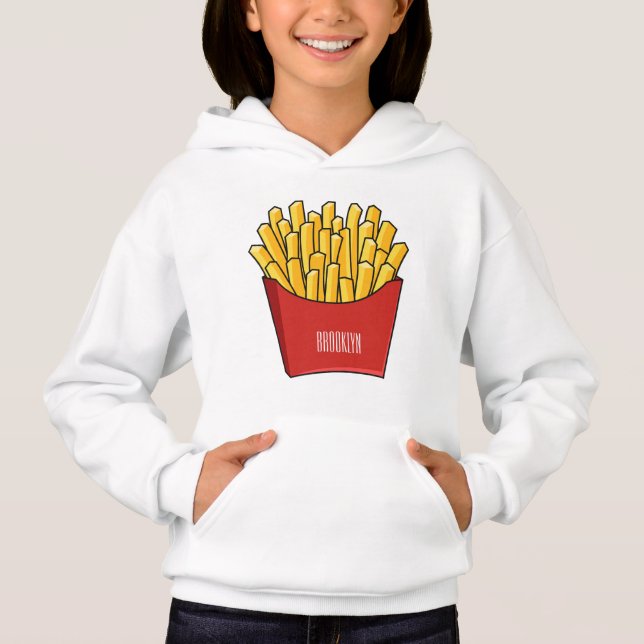 Ilustracion personalizado de patatas fritas (Anverso)