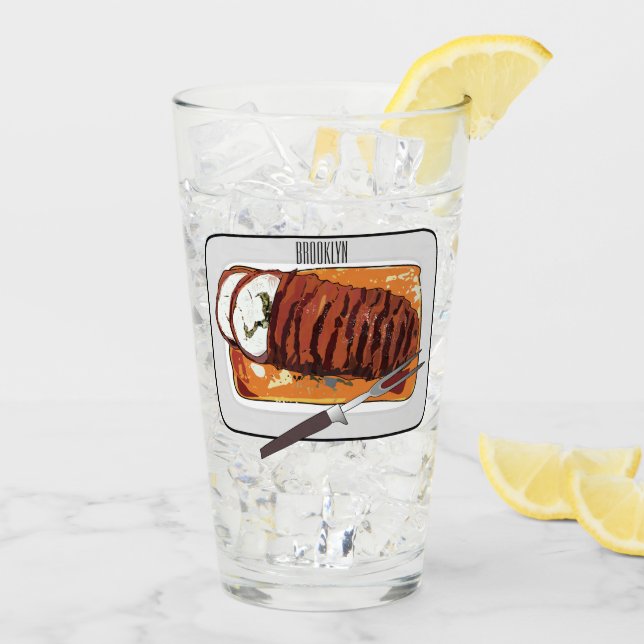 Ilustracion personalizado de pavo asado (Reverso (hielo))