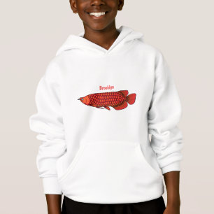 Ilustracion personalizado de pescado de Arowana Ro