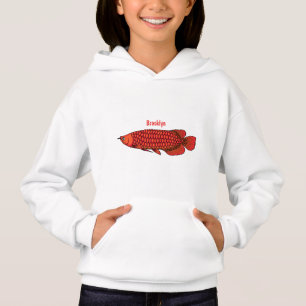Ilustracion personalizado de pescado de Arowana Ro