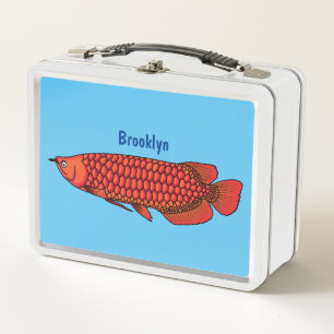Ilustracion personalizado de pescado de Arowana Ro