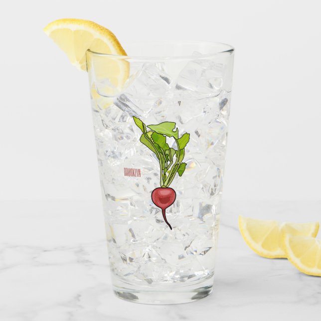 Ilustracion personalizado de Radish (Anverso (hielo))