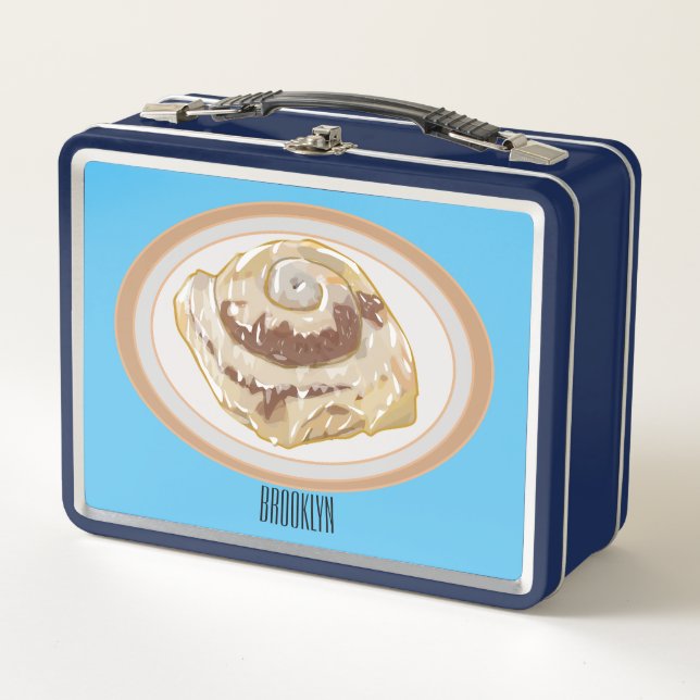 Ilustracion personalizado de rollo de canela (Anverso)