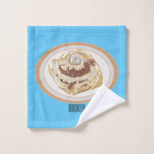 Ilustracion personalizado de rollo de canela