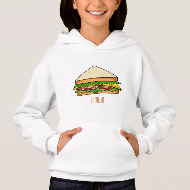 Ilustracion personalizado de sándwich (Anverso)