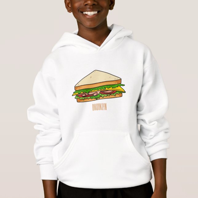 Ilustracion personalizado de sándwich (Anverso)