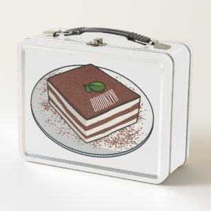 Ilustracion personalizado de tarta de Tiramisu