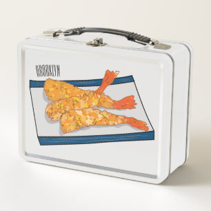 Ilustracion personalizado de tempura gambas