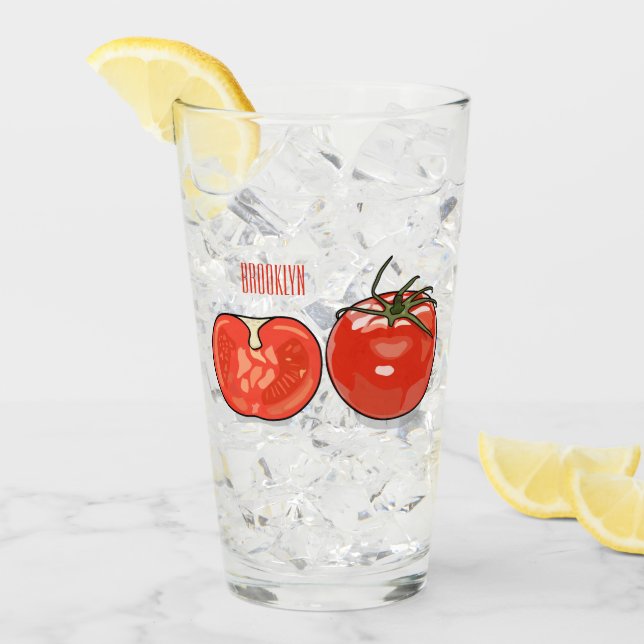 Ilustracion personalizado de tomate (Anverso (hielo))