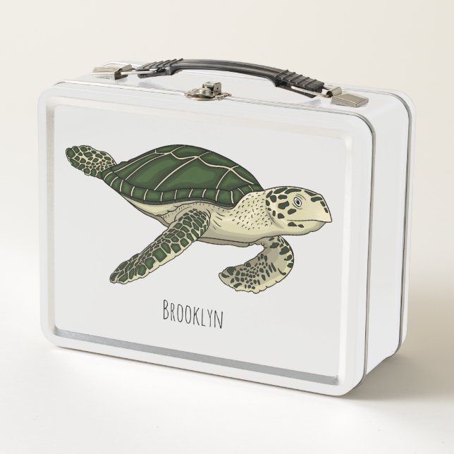 Ilustracion personalizado de tortugas marinas (Anverso)