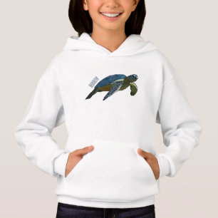 Ilustracion personalizado de tortugas marinas