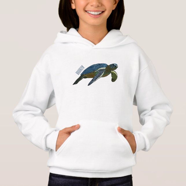 Ilustracion personalizado de tortugas marinas (Anverso)
