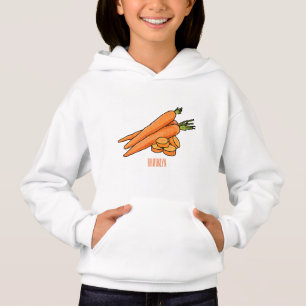 Ilustracion personalizado de zanahoria