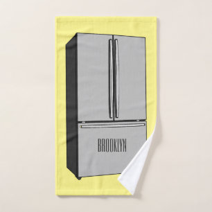 Ilustracion personalizado frigorífico de puerta fr