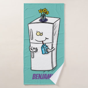 Ilustracion personalizado frigorífico divertido