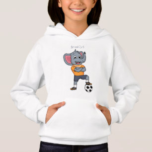 Ilustracion personalizado futbolista elefante
