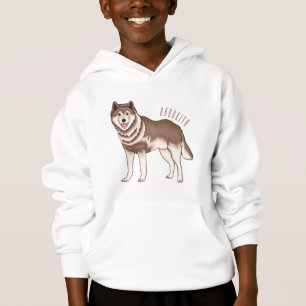 Ilustracion personalizado husky siberiano