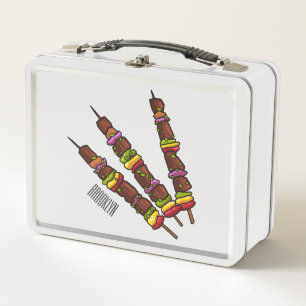 Ilustracion personalizado kebab o kabob