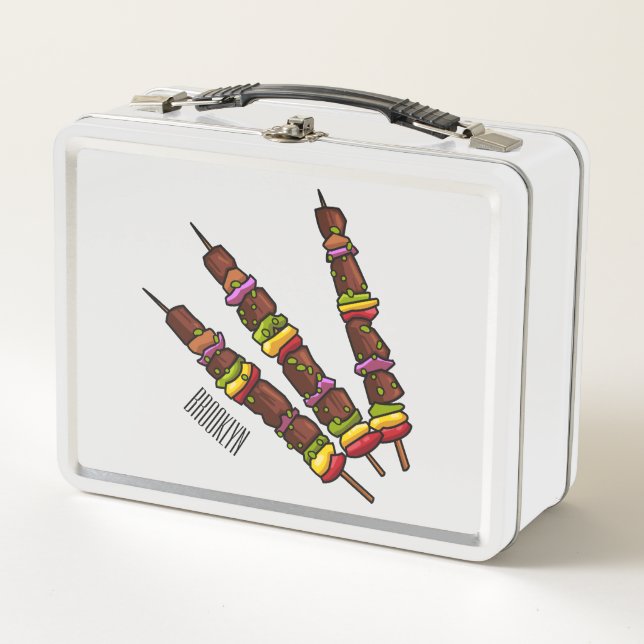 Ilustracion personalizado kebab o kabob (Anverso)
