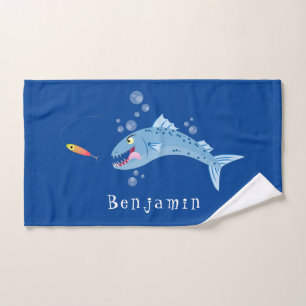 Ilustracion personalizado pescador hambriento de b