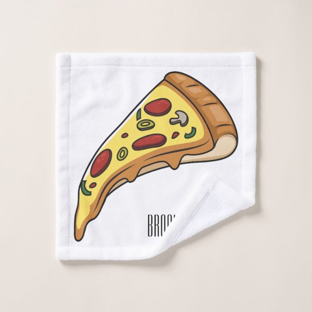 Ilustracion personalizado Pizza (Toallita)
