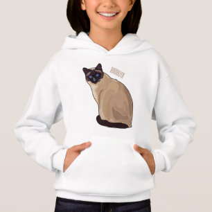 Ilustracion personalizado siamés
