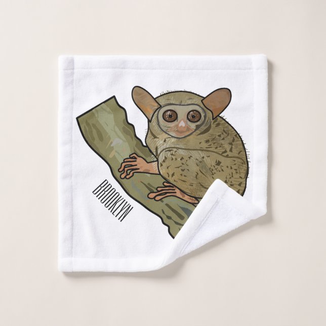 Ilustracion personalizado Tarsier (Toallita)
