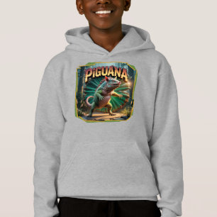 Ilustracion Piguana Combo Creature Funny
