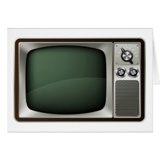 Ilustracion retro de la TV