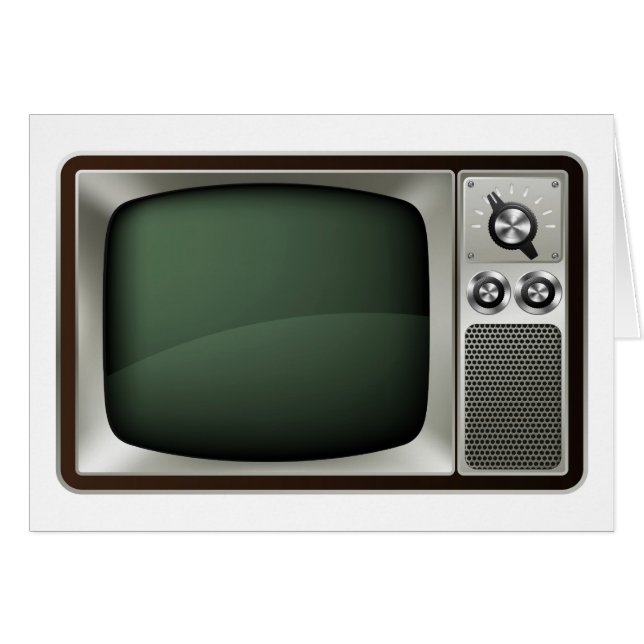 Ilustracion retro de la TV (Anverso (Horizontal))