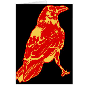 Ilustracion solitario del cuervo