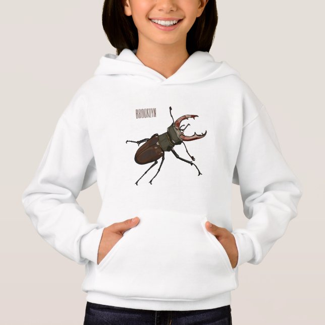 Ilustracion Stag beetle personalizado (Anverso)