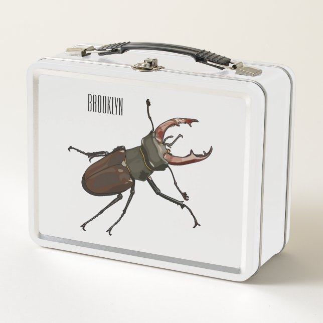 Ilustracion Stag beetle personalizado (Anverso)