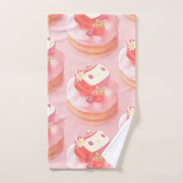 Ilustracion Strawberry Tart (Toalla de mano)