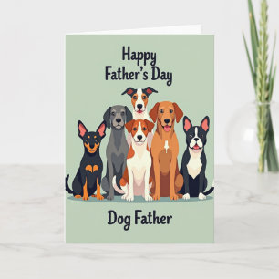 Ilustración Tarjeta del Padre Perro