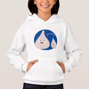 Ilustracion vegetal de personalizado de ajo dulce