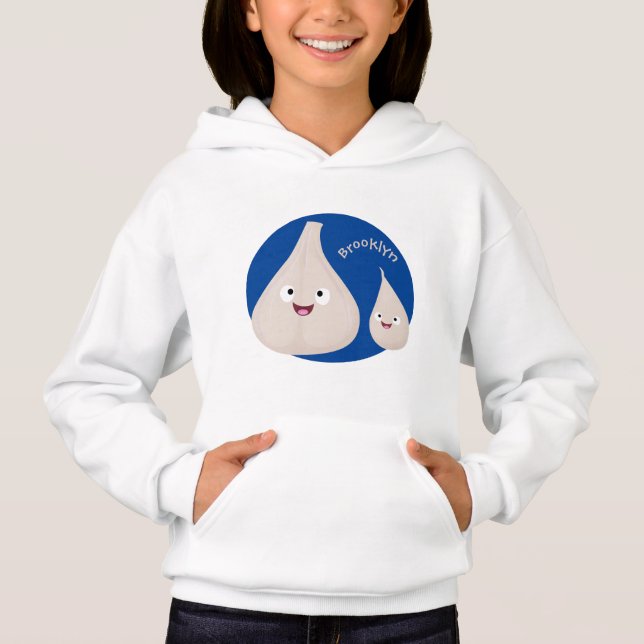 Ilustracion vegetal de personalizado de ajo dulce (Anverso)