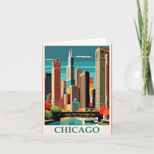 Ilustracion Vintage de Chicago