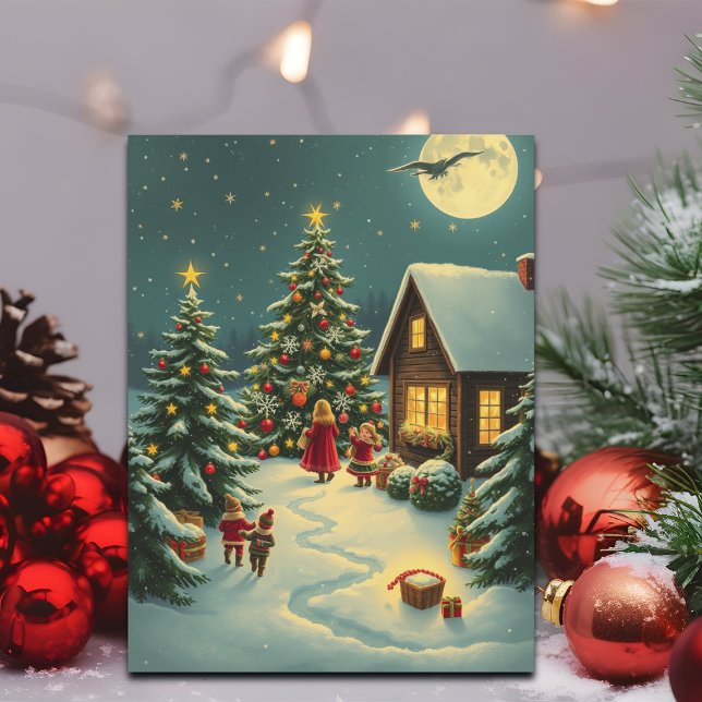 Ilustración Vintage de Navidad (Subido por el creador)