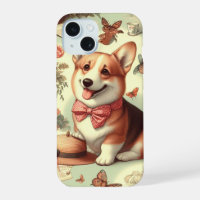 Ilustración vintage del Cardigan Welsh Corgi