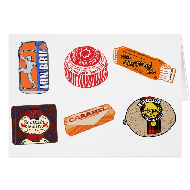 Ilustraciones de la comida de la diversión de (Anverso (Horizontal))