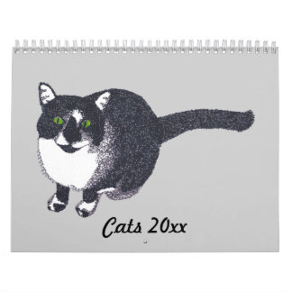 Ilustraciones de las pinturas del calendario 20xx