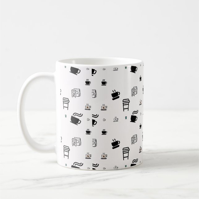 Ilustraciones de taza de café con leche caliente n (Izquierda)