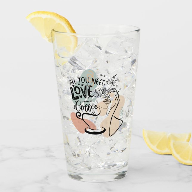 Ilustraciones estéticos, café Chica (Anverso (hielo))