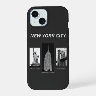 Ilustraciones urbanas en blanco y negro de lugares