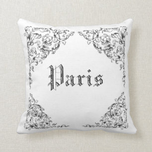 Ilustraciones vintage de París francés - Cojines M